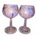 Hand Painted Light Pink 4" Goblets