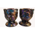 Iridescent Flower Candle Holders