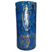 Blue Halleluyah Round Vase
