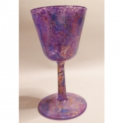 Purple Wine Goblet -with text